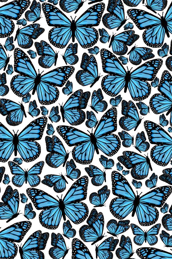 Butterfly Journal: Blue Butterfly Inspirational Journal: Lined Journal, 200 Pages, 6 x 9
